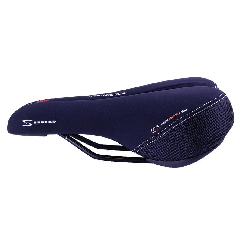 Serfas Dual Density Men's Bicycle Saddle with Cutout - Image 3